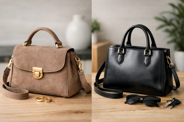 Suede Versus Leather Handbags: Which Fits?