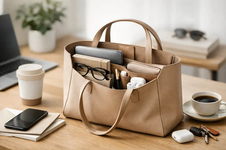 How to Organize a Work Tote With Effortless Style