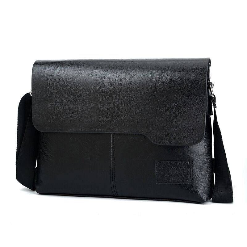 Men's Business Flap Crossbody Bag – Horizontal Briefcase & Shoulder Backpack