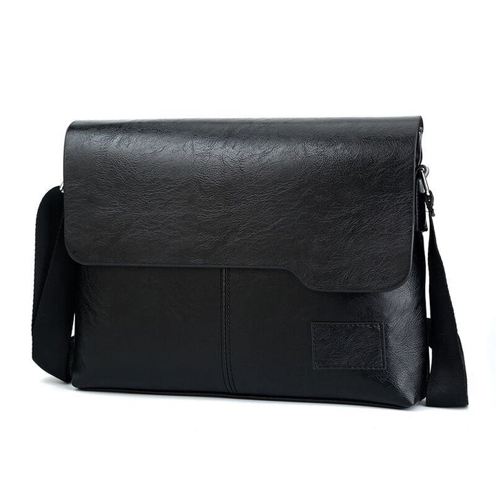 Men's Business Flap Crossbody Bag – Horizontal Briefcase & Shoulder Backpack