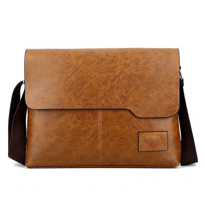 Men's Business Flap Crossbody Bag – Horizontal Briefcase & Shoulder Backpack