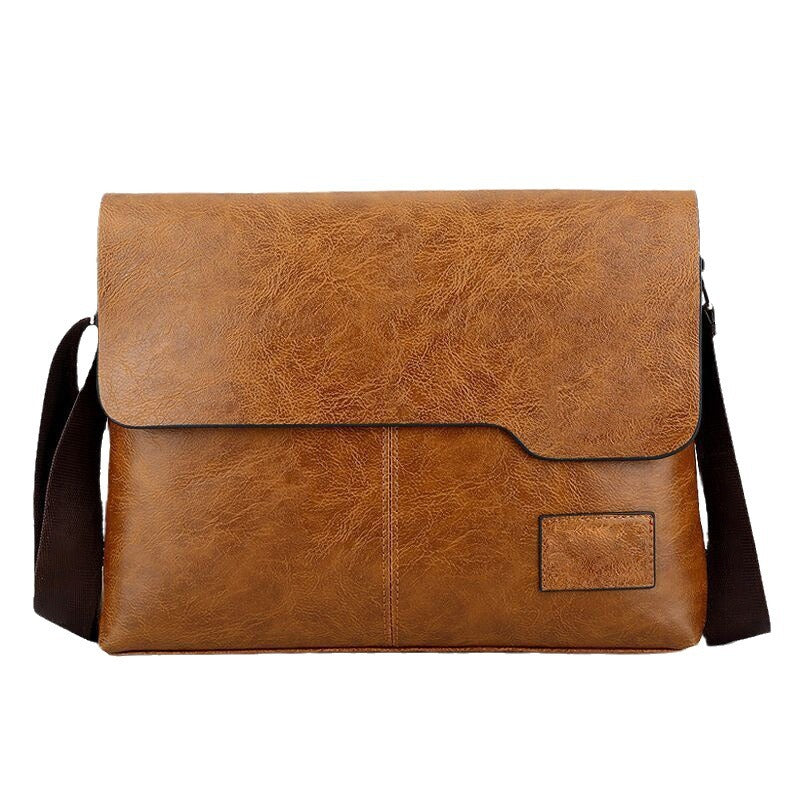 Men's Business Flap Crossbody Bag – Horizontal Briefcase & Shoulder Backpack