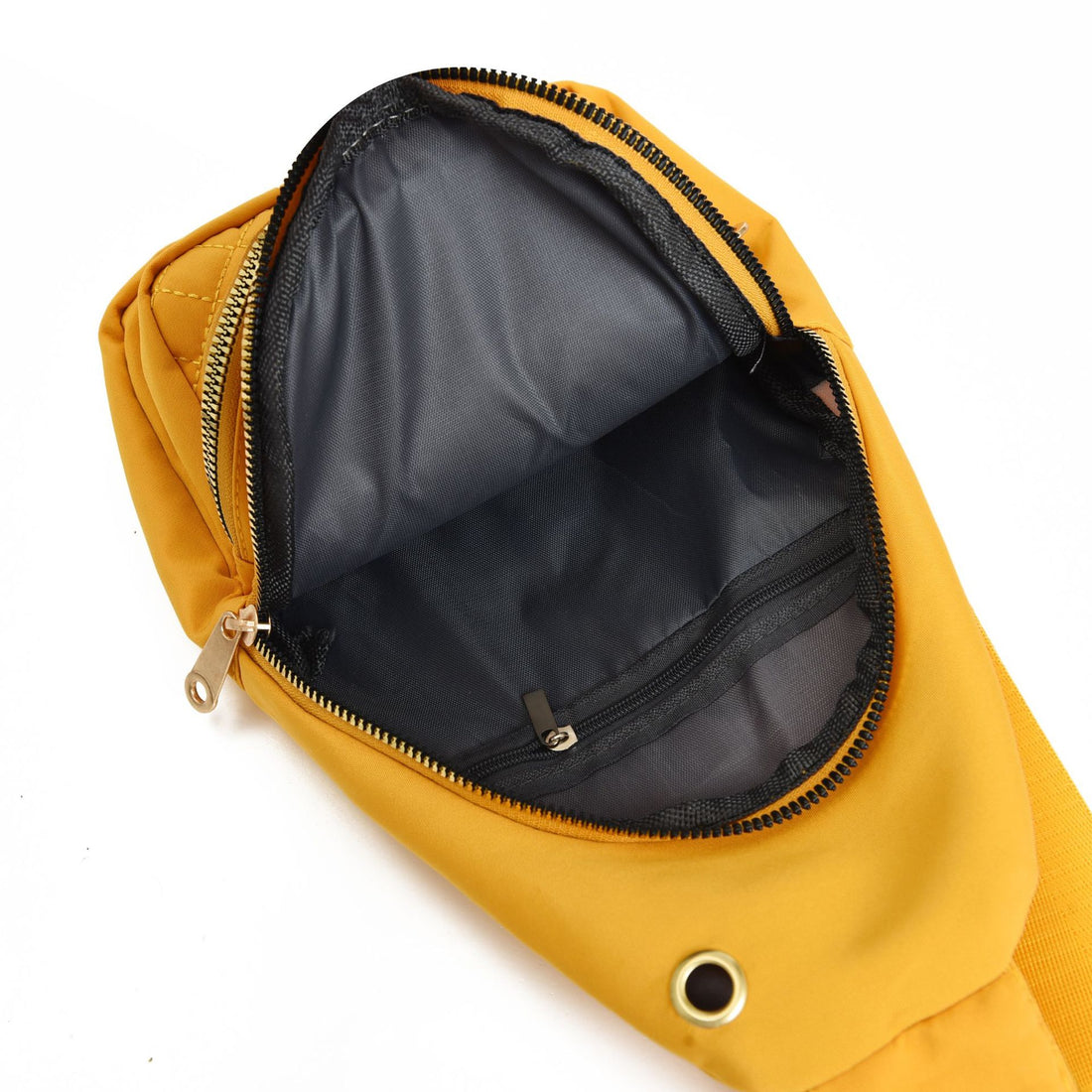 Women's Korean-Style Minimalist Chest Bag – Multi-Layer Embroidered Crossbody Backpack