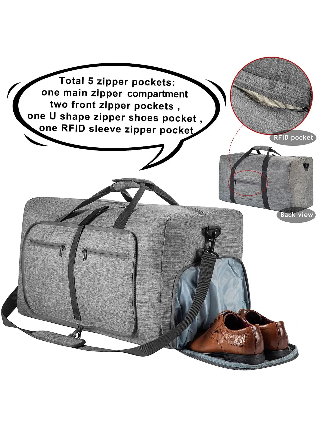 Large Capacity Carry-On Travel Bag