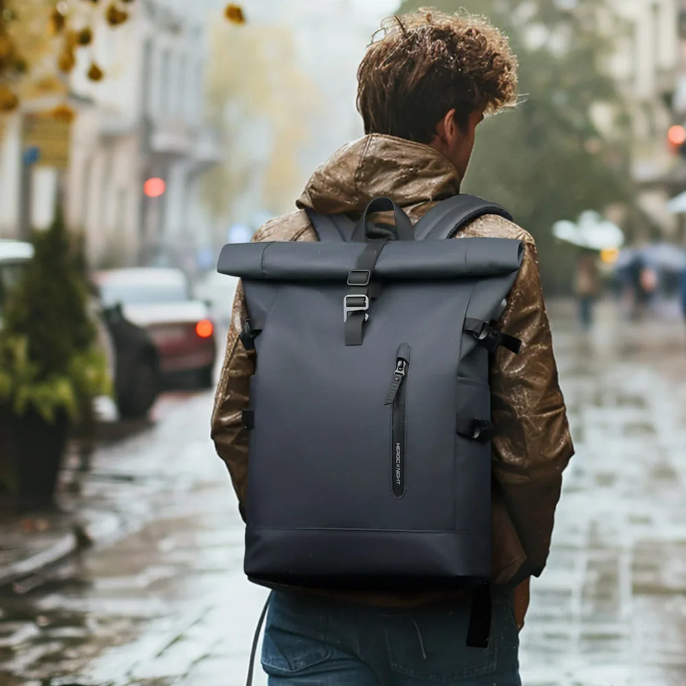 HK Large 15.6" Anti-Theft Laptop Backpack with USB Port