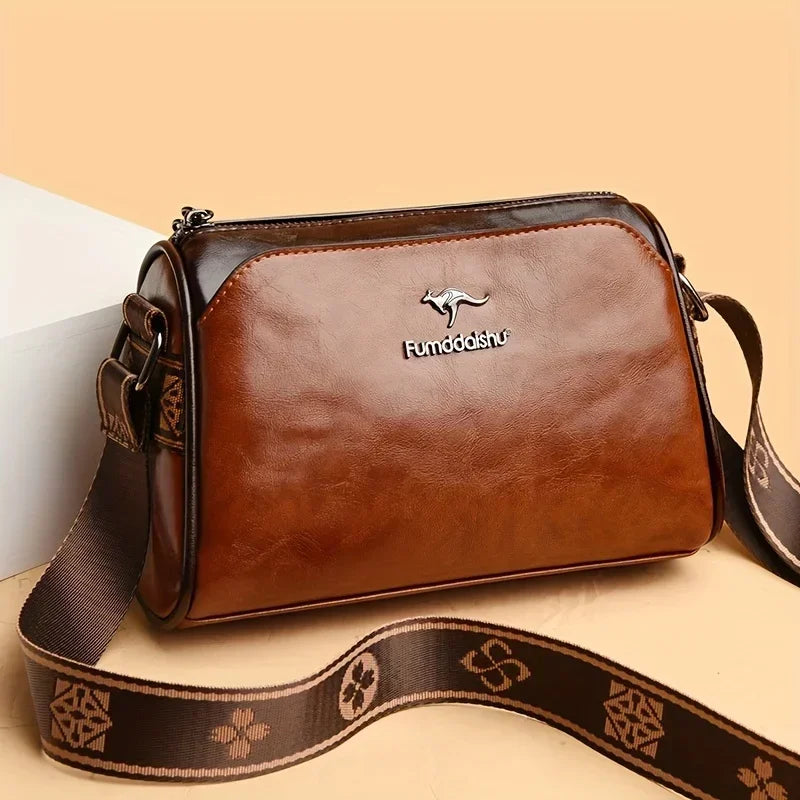 Women's Elegant Water-Resistant Crossbody Bag – Adjustable Strap & Zipper Closure