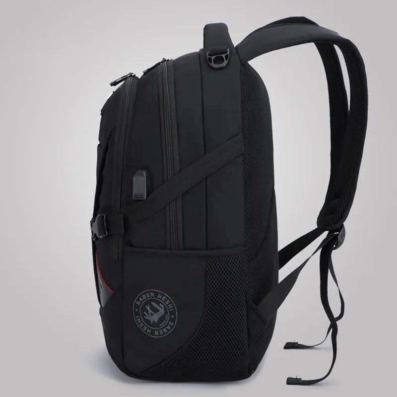 Men's 17" USB Charging Anti-Theft Business Backpack