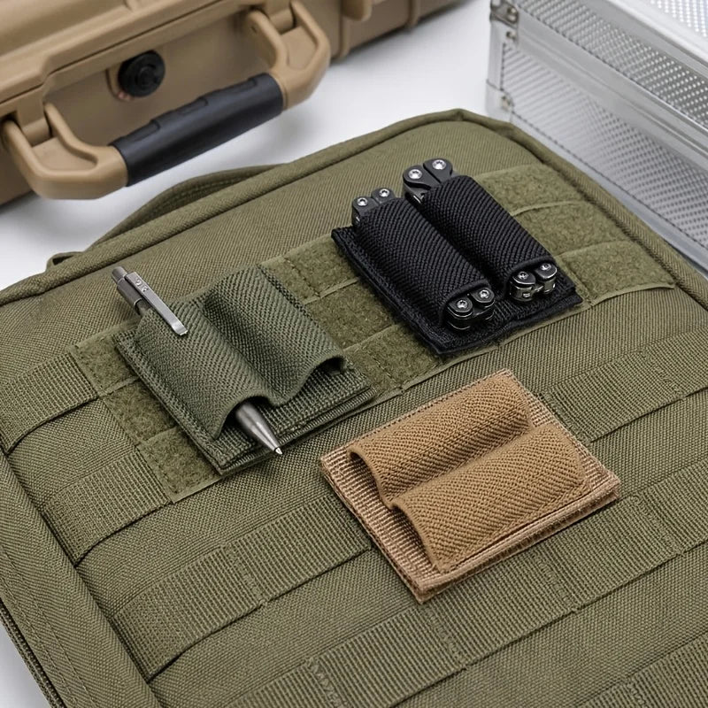 Tactical 2-Hole Magic Patch Pouch – Quick-Detach Portable Storage Bag for Outdoor Sports