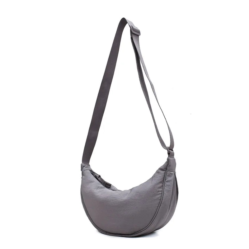 Women's Solid Colour Padded Crossbody Bag