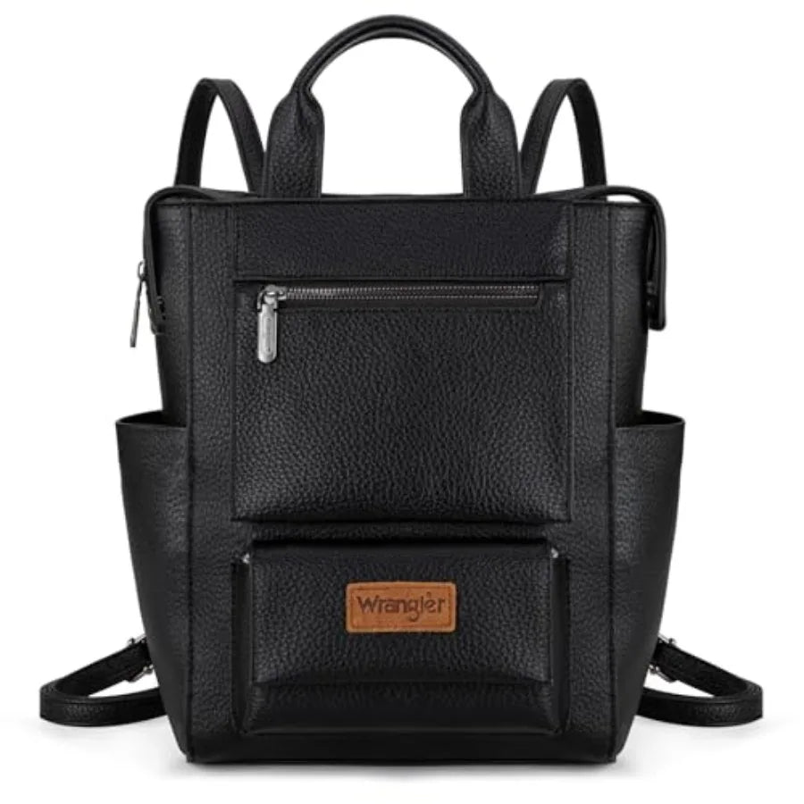 Wrangler Vegan Leather Anti-Theft Convertible Backpack
