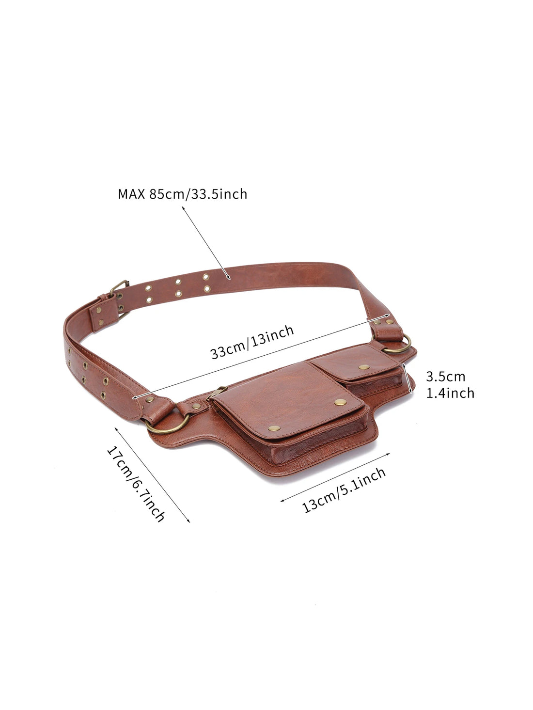 Utility Belt Waist Pack – Multi-Compartment Hip Pouch for Hiking, Camping & Travel