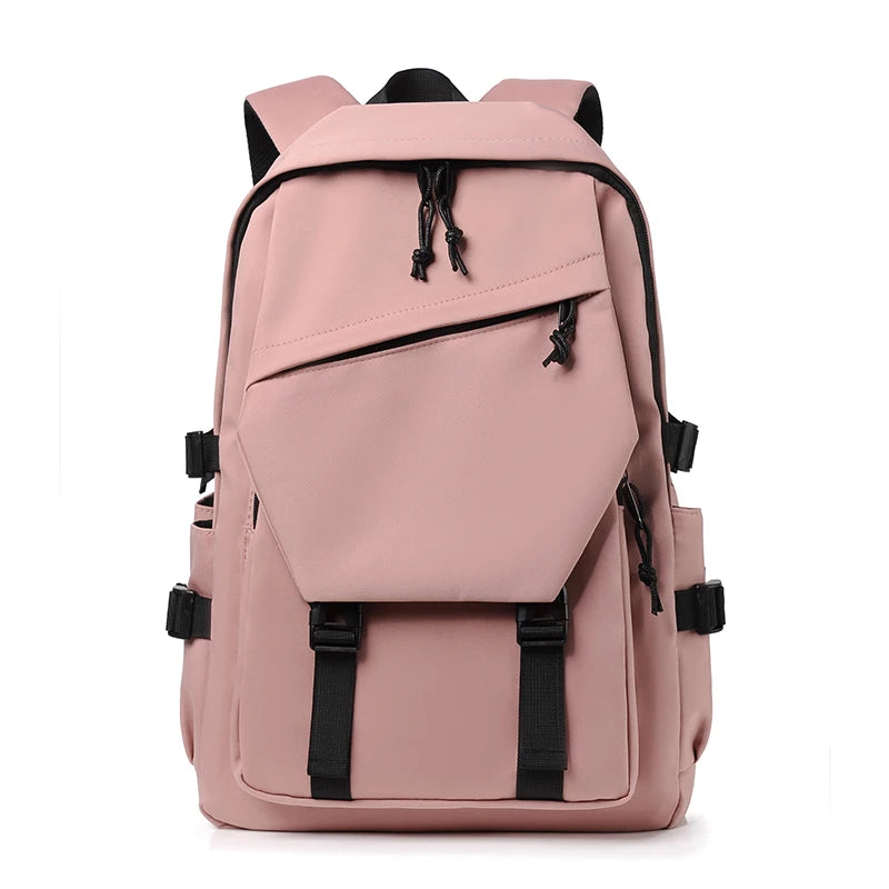 Solid Colour Casual Travel Backpack