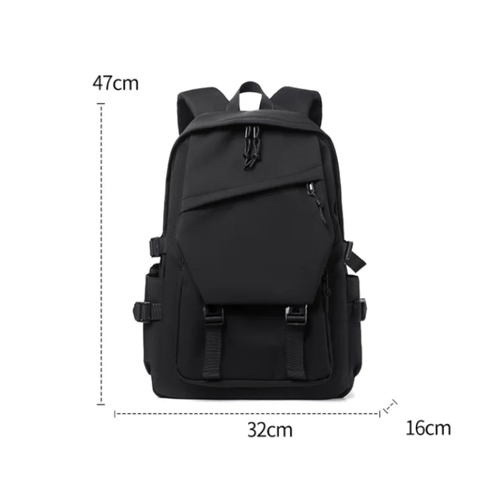 Solid Colour Casual Travel Backpack