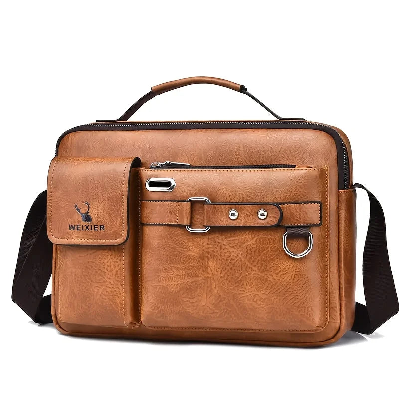 Men's Shoulder Crossbody Bag with Adjustable Strap – Business & Commute Bag
