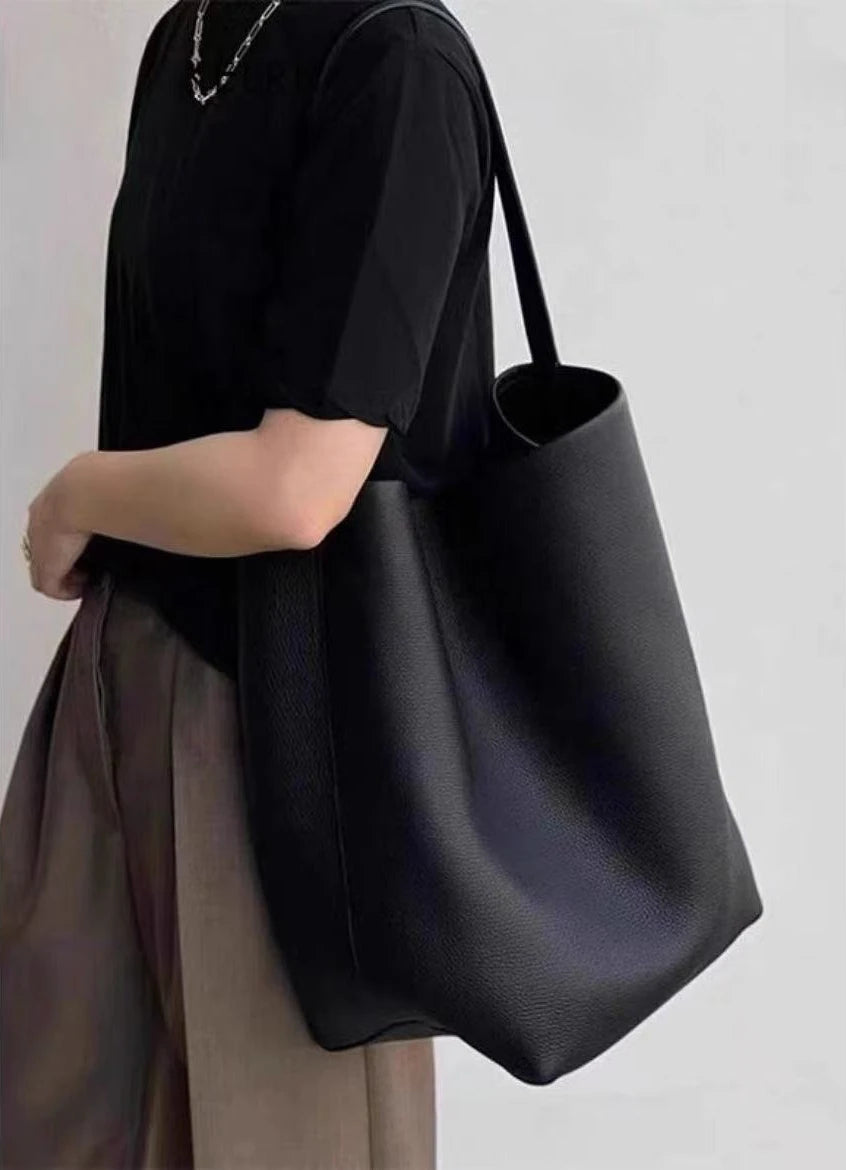 Women's PU Leather Bucket Shoulder Bag