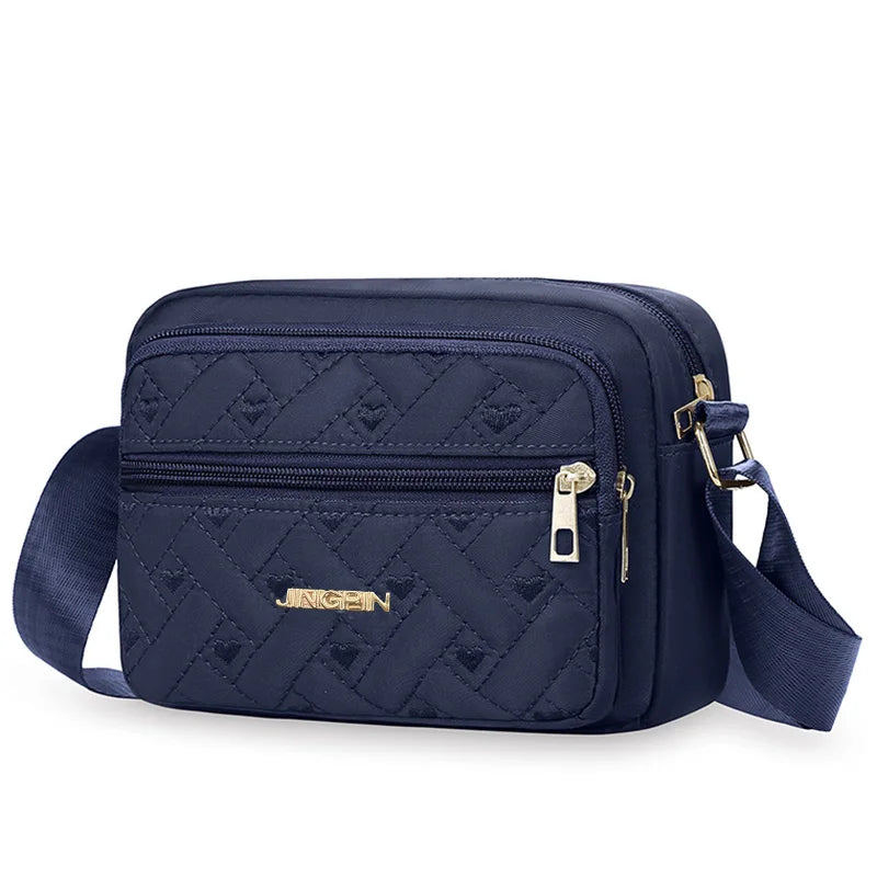 Women's Multi-Colour Quilted Casual Bag