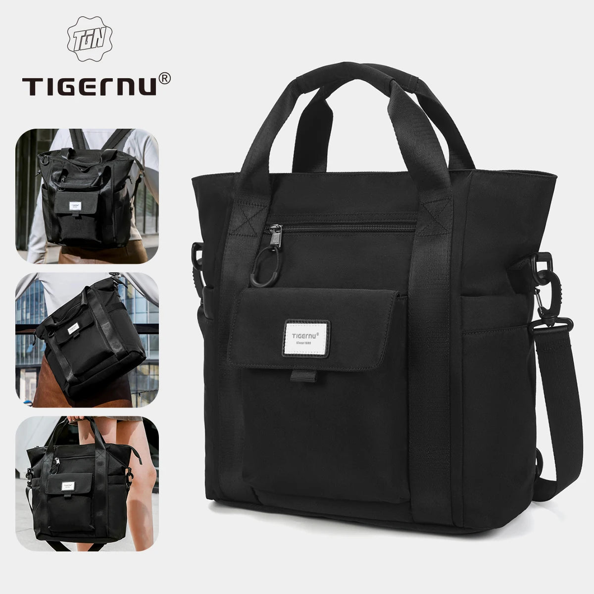 Tigernu 3-in-1 Convertible Women's Laptop Backpack