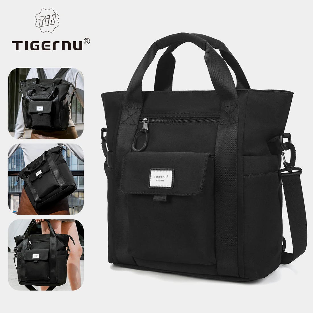 Tigernu 3-in-1 Convertible Women's Laptop Backpack