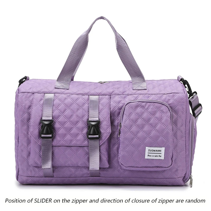 Argyle Sports Gym Duffel Bag for Travel & Training