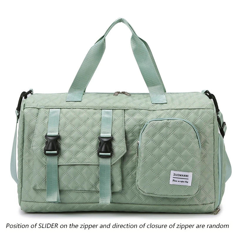 Argyle Sports Gym Duffel Bag for Travel & Training