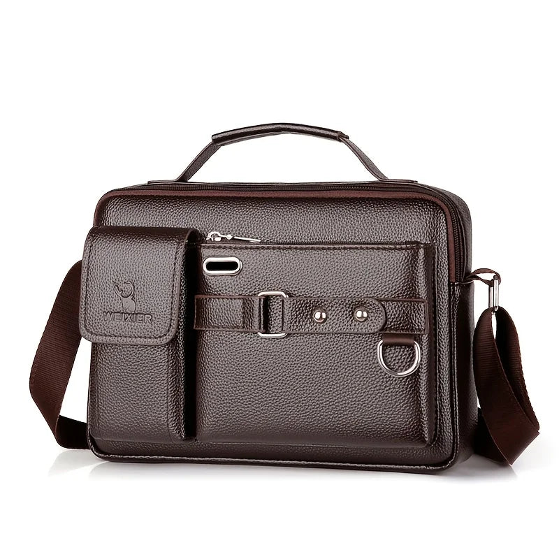 Men's Shoulder Crossbody Bag with Adjustable Strap – Business & Commute Bag