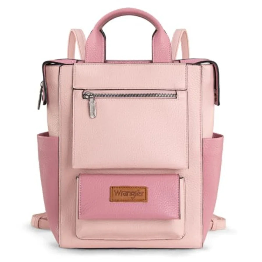 Wrangler Vegan Leather Anti-Theft Convertible Backpack