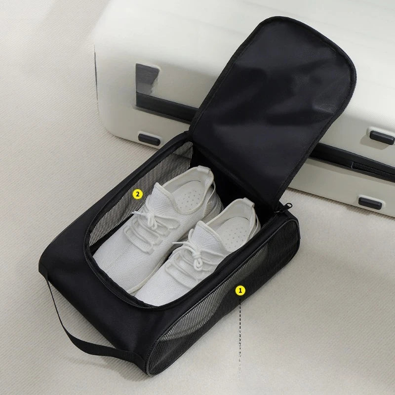 Breathable Mesh Shoe Storage Bag – Waterproof Dustproof Sneaker Carry Pouch for Travel & Gym