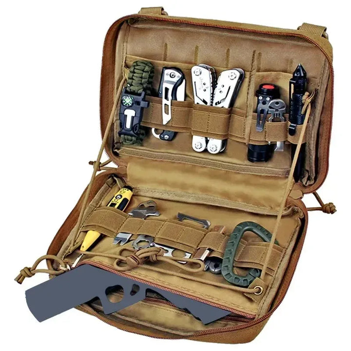 Military Tactical First Aid Kit Bag – Outdoor Emergency EDC Tool Kit for Camping & Hiking