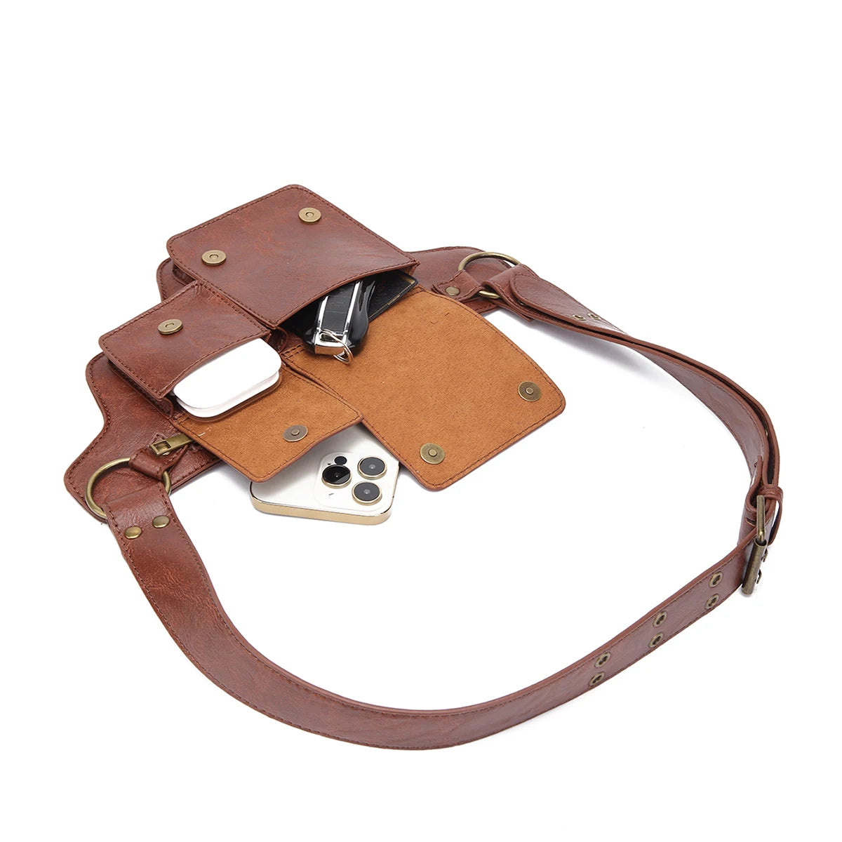 Utility Belt Waist Pack – Multi-Compartment Hip Pouch for Hiking, Camping & Travel