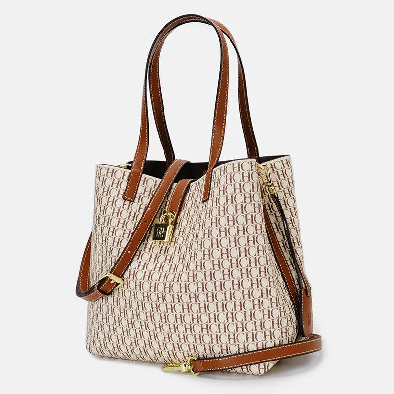 Women's PU Letter Print Crossbody Bag
