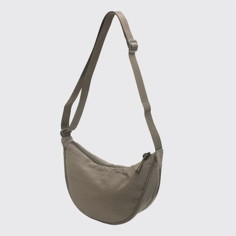 Women's Solid Colour Padded Crossbody Bag