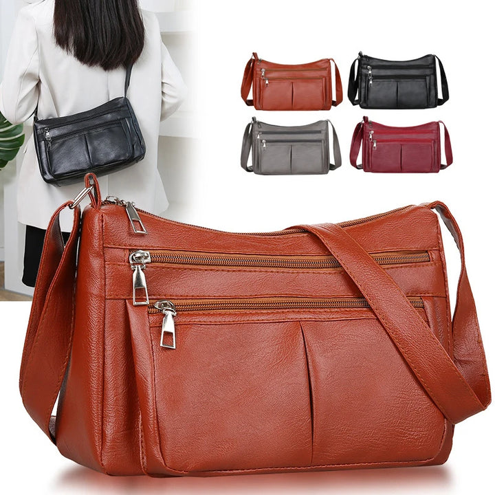 Women's Korean Handbag – 2026 Trend Luxury Soft Leather Shoulder & Crossbody Bag