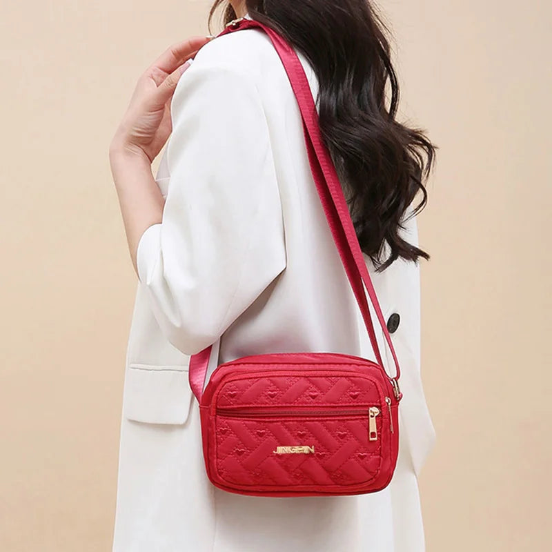 Women's Multi-Colour Quilted Casual Bag