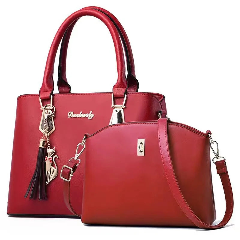 Women's 3-Piece Handbag Set | Shoulder & Commuter Bag