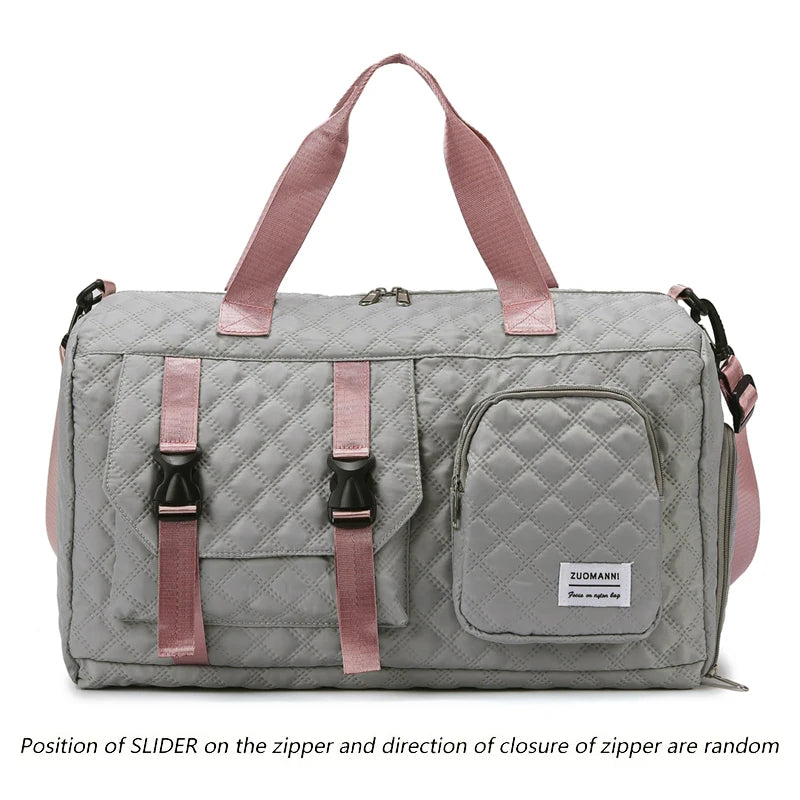 Argyle Sports Gym Duffel Bag for Travel & Training