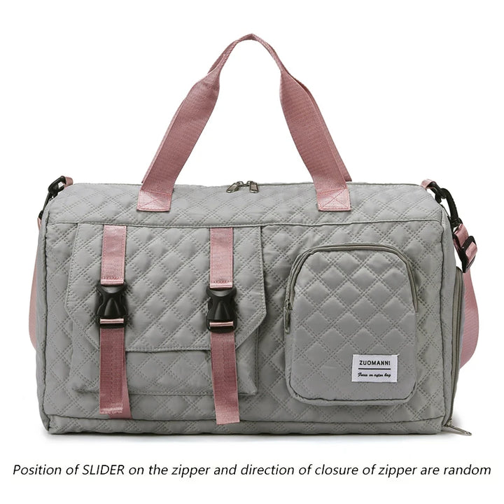 Argyle Sports Gym Duffel Bag for Travel & Training