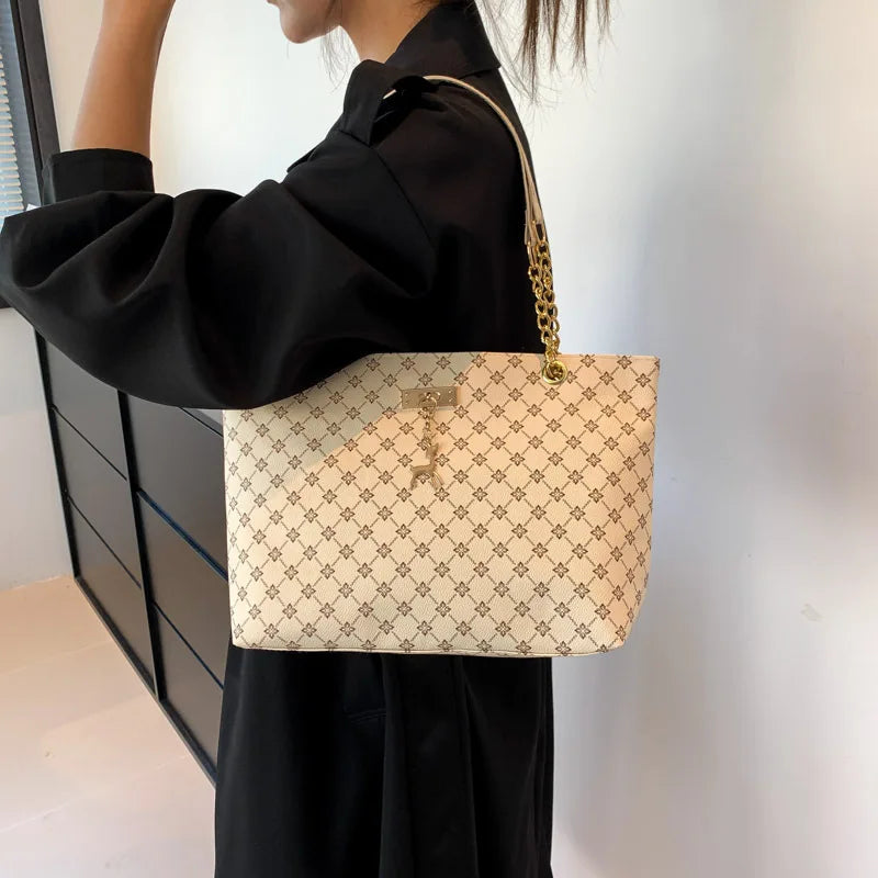 Large Capacity Soft Leather Tote Bag for Women