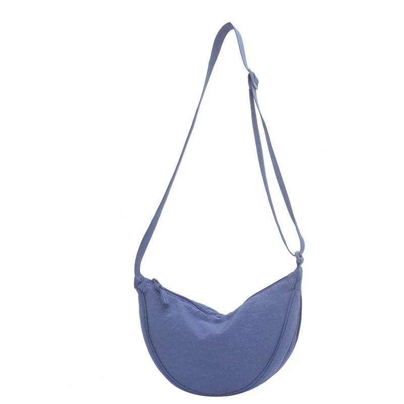 Women's Solid Colour Padded Crossbody Bag