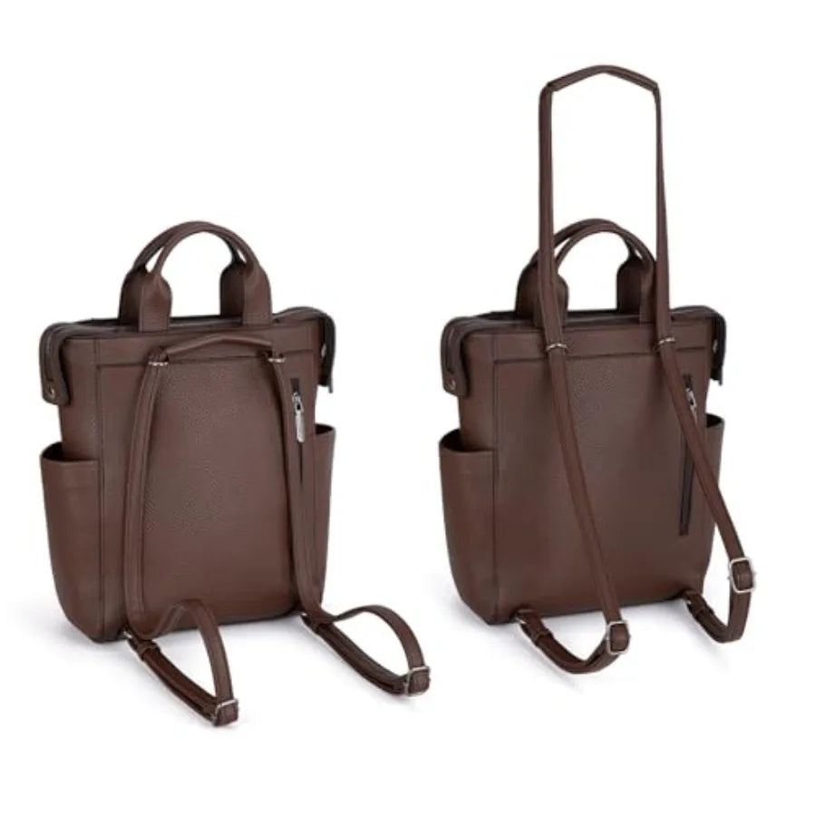 Wrangler Vegan Leather Anti-Theft Convertible Backpack