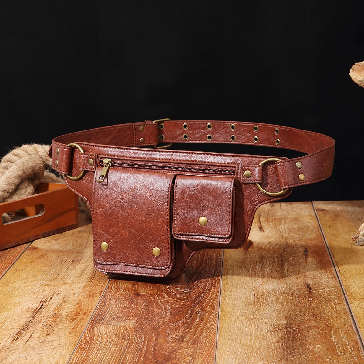 Utility Belt Waist Pack – Multi-Compartment Hip Pouch for Hiking, Camping & Travel