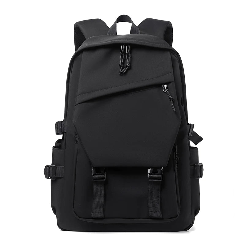 Solid Colour Casual Travel Backpack