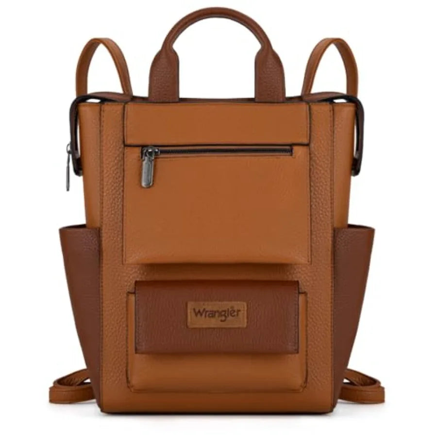 Wrangler Vegan Leather Anti-Theft Convertible Backpack