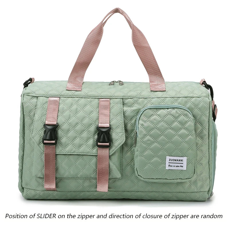 Argyle Sports Gym Duffel Bag for Travel & Training