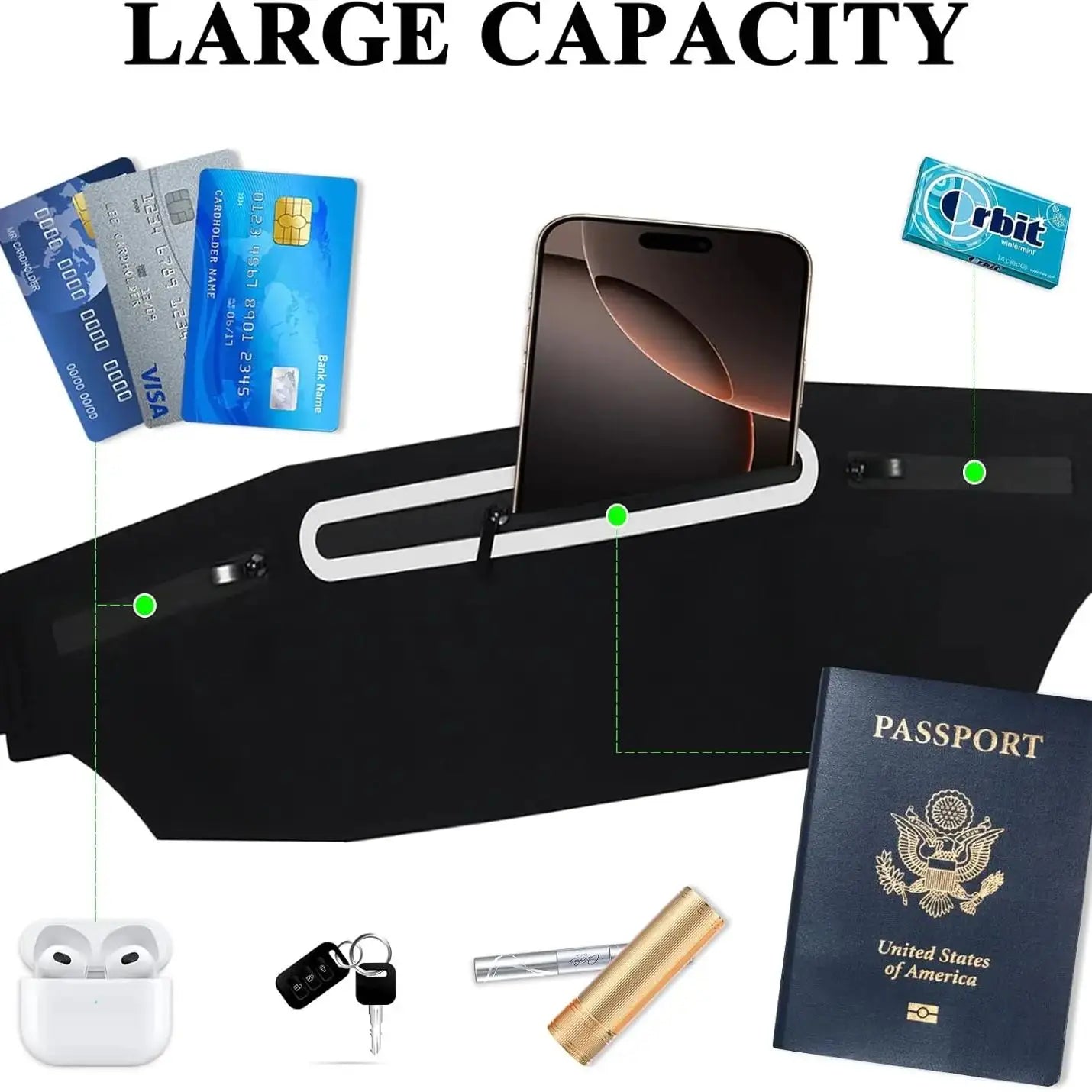 Waterproof Running Belt Bag