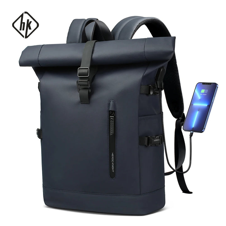 HK Large 15.6" Anti-Theft Laptop Backpack with USB Port