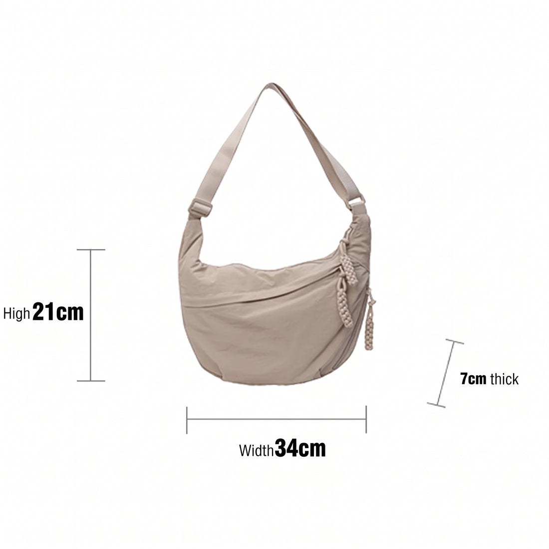 Nylon Crossbody Bag for Women | Lightweight Everyday Bag – Kelexia