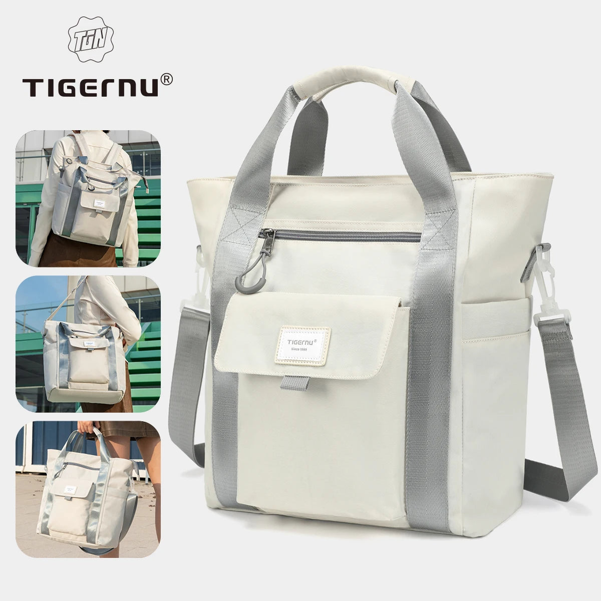 Tigernu 3-in-1 Convertible Women's Laptop Backpack