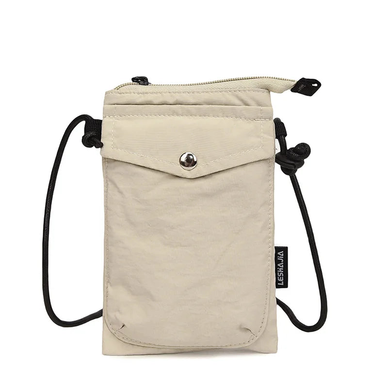 Street Washed Nylon Crossbody Bag for Women