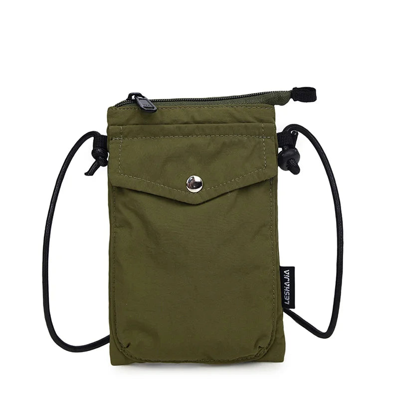 Street Washed Nylon Crossbody Bag for Women