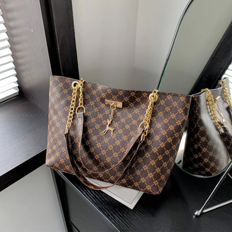 Large Capacity Soft Leather Tote Bag for Women
